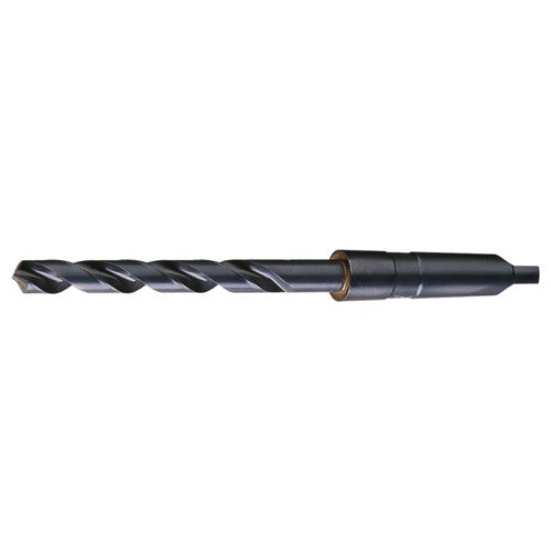 23/32 RHS / RHC HSS 118 Degree Radial Point Taper Shank Taper Length Drill - Steam Oxide - Exact Industrial Supply