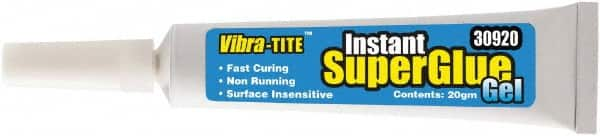 Vibra-Tite - 0.70 oz Tube Clear Instant Adhesive - Makers Industrial Supply