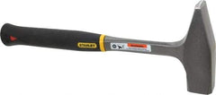 Stanley - 2 Lb Head Blacksmith's Hammer - 14" OAL, 7-5/8" Long Steel Handle, 1-5/8" Face Diam - Makers Industrial Supply