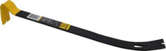 Stanley - 21" OAL Pry Bar - 1-3/4" Wide, Steel - Makers Industrial Supply