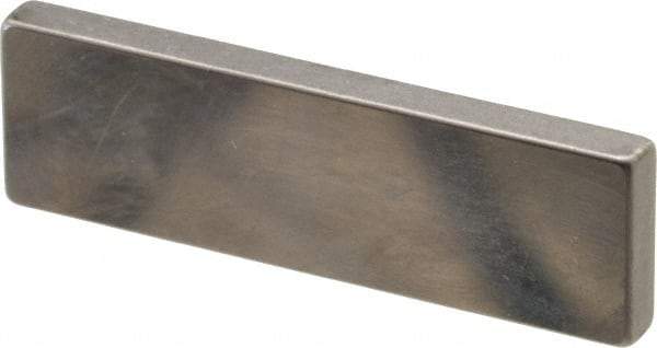 Mitutoyo - 0.103" Rectangular Steel Gage Block - Accuracy Grade AS-1, Includes Certificate of Inspection - Makers Industrial Supply