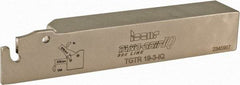 Iscar - TGT, Right Hand Cut, 1.75" Max Workpc Diam, Indexable Cutoff Toolholder - 3/4" Shank Width, 3/4" Shank Height, 4-1/2" OAL - Makers Industrial Supply