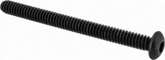 Value Collection - #10-24 UNC Hex Socket Drive, Button Screw - Alloy Steel, Black Oxide Finish, Fully Threaded, 2-1/4" Length Under Head - Makers Industrial Supply