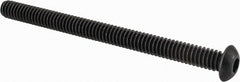 Value Collection - 1/4-20 UNC Hex Socket Drive, Button Screw - Alloy Steel, Black Oxide Finish, Fully Threaded, 3-1/4" Length Under Head - Makers Industrial Supply