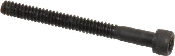 Value Collection - #4-40 UNC Hex Socket Drive, Socket Cap Screw - Alloy Steel, Black Oxide Finish, Partially Threaded, 1-1/8" Length Under Head - Makers Industrial Supply