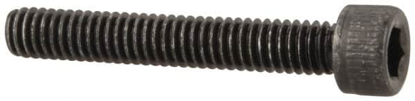 Value Collection - #4-48 UNF Hex Socket Drive, Socket Cap Screw - Alloy Steel, Black Oxide Finish, Fully Threaded, 3/4" Length Under Head - Makers Industrial Supply