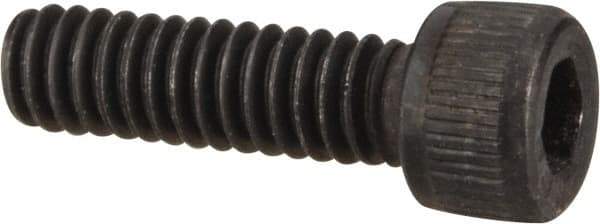 Value Collection - #5-40 UNC Hex Socket Drive, Socket Cap Screw - Alloy Steel, Black Oxide Finish, Fully Threaded, 7/16" Length Under Head - Makers Industrial Supply