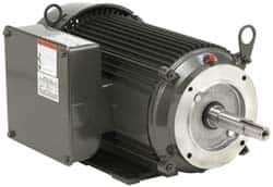 US Motors - 1/2 hp, TEFC Enclosure, Auto Thermal Protection, 1,725 RPM, 115/208-230 Volt, 60 Hz, Industrial Electric AC/DC Motor - Size 56 Frame, C-Face/Base Mount, 1 Speed, Ball Bearings, 8.4/4.1-4.2 Full Load Amps, B Class Insulation, Reversible - Makers Industrial Supply