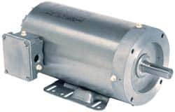 US Motors - 2 hp, TEFC Enclosure, No Thermal Protection, 1,750 RPM, 208-230/460 Volt, 60 Hz, Three Phase Energy Efficient Motor - Size 145TC Frame, Rigid Mount, 1 Speed, Ball Bearings, 5.7-5.4/2.7 Full Load Amps, F Class Insulation, Reversible - Makers Industrial Supply