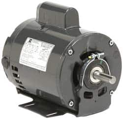 US Motors - 1/2 hp, ODP Enclosure, Auto Thermal Protection, 1,140 RPM, 115/208-230 Volt, 60 Hz, Cap Start Motor - Size 56 Frame, Cradle Mount, 1 Speed, Ball Bearings, 10.4/5.1-5.2 Full Load Amps, B Class Insulation - Makers Industrial Supply