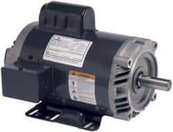 US Motors - 5 hp, ODP Enclosure, 1,740 RPM, 230 Volt, 60 Hz, Industrial Electric AC/DC Motor - Size 213 Frame, Horizontal-Footed Mount, 1 Speed, Ball Bearings, 22.0 Full Load Amps, F Class Insulation - Makers Industrial Supply