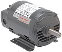 US Motors - 1/4 hp, ODP Enclosure, No Thermal Protection, 1,725 RPM, 208-220/440 Volt, 60/50 Hz, Three Phase Energy Efficient Motor - Exact Industrial Supply