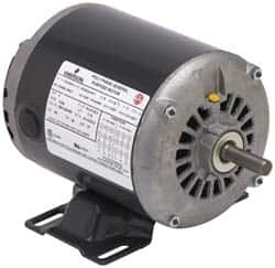 US Motors - 1/3 hp, ODP Enclosure, Auto Thermal Protection, 1,725 RPM, 115 Volt, 60 Hz, Single Phase Split Phase Motor - Size 48 Frame, Rigid Mount, 1 Speed, Sleeve Bearings, 6.8 Full Load Amps, B Class Insulation, Reversible - Makers Industrial Supply