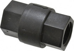 Specialty Mfr - 3/4" Polypropylene Check Valve - Inline, FNPT x FNPT, 125 WOG - Makers Industrial Supply