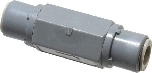 Specialty Mfr - 3/8" PVC Check Valve - Inline, Push To Connect x Push To Connect, 125 WOG - Makers Industrial Supply