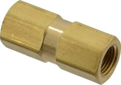 Specialty Mfr - 1/8" Brass Check Valve - Inline, FNPT x FNPT, 500 WOG - Makers Industrial Supply