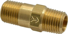 Specialty Mfr - 1/4" Brass Check Valve - Inline, MNPT x MNPT, 500 WOG - Makers Industrial Supply