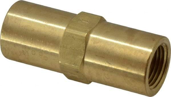 Specialty Mfr - 3/8" Brass Check Valve - Inline, FNPT x FNPT, 500 WOG - Makers Industrial Supply