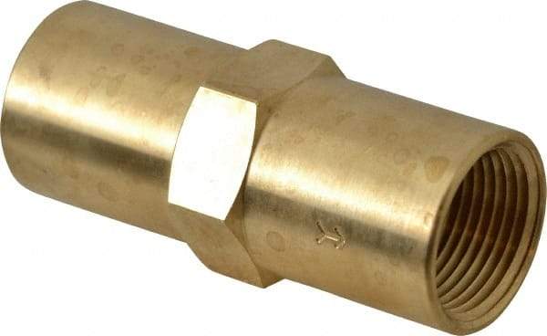 Specialty Mfr - 3/4" Brass Check Valve - Inline, FNPT x FNPT, 500 WOG - Makers Industrial Supply