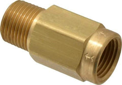 Specialty Mfr - 1/2" Brass Check Valve - Inline, FNPT x MNPT, 500 WOG - Makers Industrial Supply