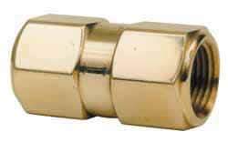 Specialty Mfr - 3/8" Brass Check Valve - Inline, FNPT x FNPT, 1,200 WOG - Makers Industrial Supply