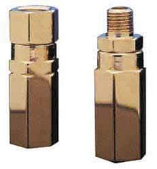 Specialty Mfr - 3/8" Brass Check Valve - Inline, MNPT x FNPT, 3,000 WOG - Makers Industrial Supply