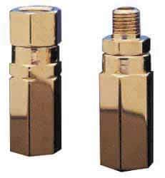 Specialty Mfr - 3/8" Brass Check Valve - Inline, MNPT x MNPT, 3,000 WOG - Makers Industrial Supply