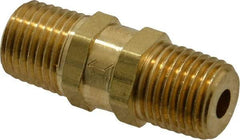 Specialty Mfr - 1/4" Brass Check Valve - Inline, MNPT x MNPT, 2,500 WOG - Makers Industrial Supply