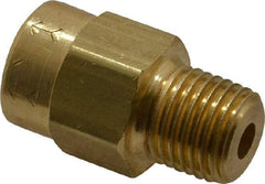 Specialty Mfr - 1/4" Brass Check Valve - Inline, MNPT x FNPT, 2,500 WOG - Makers Industrial Supply