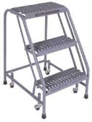 Cotterman - 40" 4 Step Ladder - 350 Lb Capacity, 40" Platform Height, 30" Base Width x 31" Depth, Grip Strut - Makers Industrial Supply