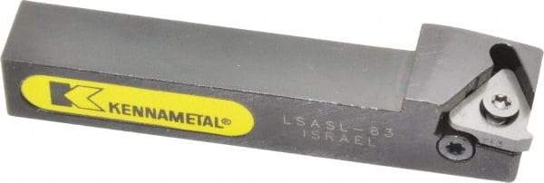 Kennametal - External Thread, Left Hand Cut, 1/2" Shank Width x 1/2" Shank Height Indexable Threading Toolholder - 3-1/4" OAL, LT 16EL Insert Compatibility, LSA Toolholder, Series LT Threading - Makers Industrial Supply