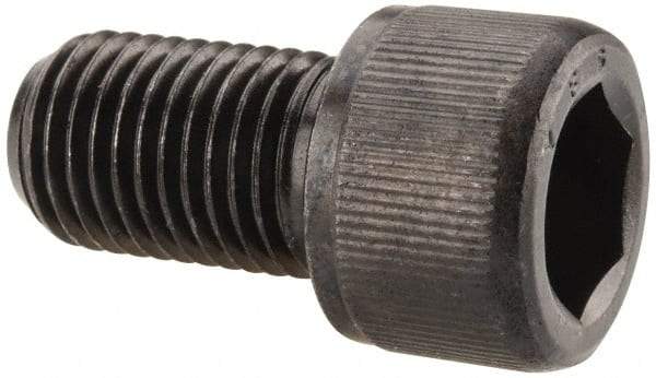 Value Collection - 7/16-20 UNF Hex Socket Drive, Socket Cap Screw - Alloy Steel, Black Oxide Finish, Fully Threaded, 3/4" Length Under Head - Makers Industrial Supply