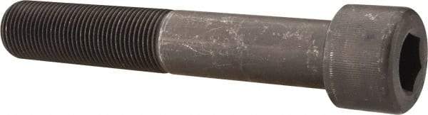 Value Collection - 1-12 UNF Hex Socket Drive, Socket Cap Screw - Alloy Steel, Black Oxide Finish, Partially Threaded, 6" Length Under Head - Makers Industrial Supply