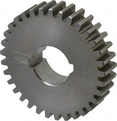 Browning - 16 Pitch, 2-1/16" Pitch Diam, 2.18" OD, 33 Tooth Change Gear - 1/2" Face Width, 3/4" Bore Diam, 14.5° Pressure Angle, Steel - Makers Industrial Supply