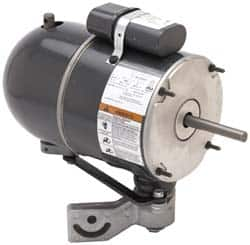 US Motors - 1/4 hp, TEAO Enclosure, Auto Thermal Protection, 1,100 RPM, 115 Volt, 60 Hz, Single Phase Permanent Split Capacitor (PSC) Motor - Size 48Y Frame, Yoke Mount, 2 Speed, Ball Bearings, 2.5 Full Load Amps, B Class Insulation, CCW Lead End - Makers Industrial Supply