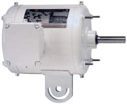 US Motors - 1/4 hp, TEAO Enclosure, Auto Thermal Protection, 1,700 RPM, 115/230 Volt, 60 Hz, Single Phase Permanent Split Capacitor (PSC) Motor - Size 56YZ Frame, Yoke Mount, 1 Speed, Ball Bearings, 3.2/1.6 Full Load Amps, F Class Insulation, Reversible - Makers Industrial Supply