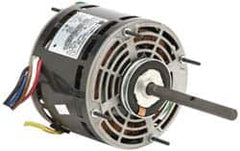 US Motors - 3/4 hp, OAO Enclosure, Auto Thermal Protection, 1,075 RPM, 115 Volt, 60 Hz, Single Phase Permanent Split Capacitor (PSC) Motor - Size 48Y Frame, Hub Mount, 3 Speed, Sleeve Bearings, 9.1 Full Load Amps, B Class Insulation, Reversible - Makers Industrial Supply