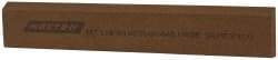 Norton - 6" Long x 1" Wide x 1/4" Thick, Aluminum Oxide Sharpening Stone - Rectangle, Medium Grade - Makers Industrial Supply