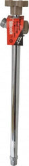 B&K Mueller - 1/2" Pipe, 14" Long Shank, Chrome Plated Brass Antisiphon Frostfree Sillcock - Handwheel Handle, Male & Solder End Connections, 125 psi WOG Rating - Makers Industrial Supply