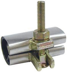 B&K Mueller - 1-1/4" Pipe Single Bolt 3" Repair Clamp - For Providing Strong Positive Seal In Repairing Leaking Pipes - Makers Industrial Supply