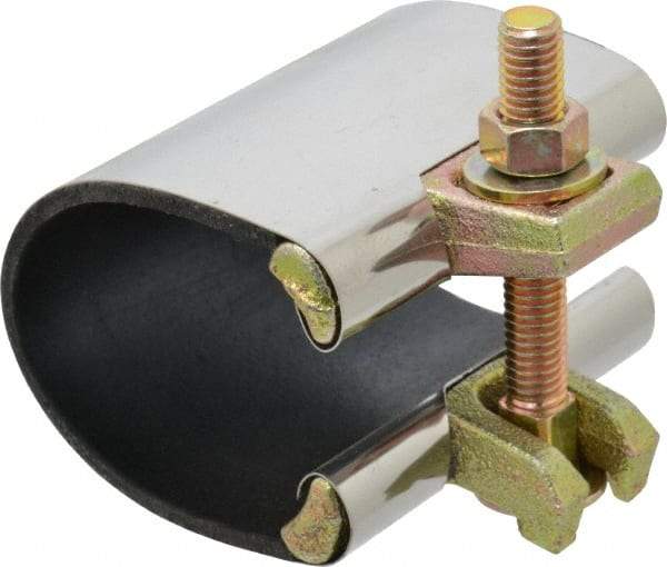 B&K Mueller - 2" Pipe Single Bolt 3" Repair Clamp - For Providing Strong Positive Seal In Repairing Leaking Pipes - Makers Industrial Supply