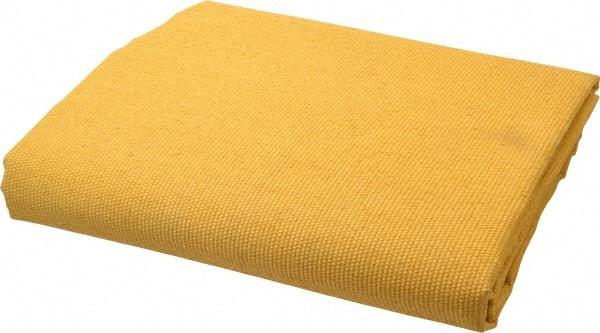 Steiner - 6' High x 6' Wide x 0.051" Thick Acrylic Coated Fiberglass Welding Blanket - Gold, Grommet - Makers Industrial Supply