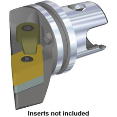 Kennametal - Right Hand Cut, Size KM32, DN.. Insert Compatiblity, Modular Turning & Profiling Cutting Unit Head - 22mm Ctr to Cutting Edge, 35mm Head Length, Through Coolant, Series M-Clamping - Makers Industrial Supply