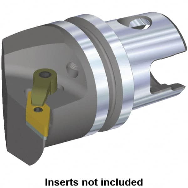 Kennametal - Right Hand Cut, Size KM32, VN.. Insert Compatiblity, Internal or External Modular Turning & Profiling Cutting Unit Head - 27mm Ctr to Cutting Edge, 35mm Head Length, Through Coolant, Series M-Clamping - Makers Industrial Supply