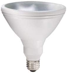 Philips - 25 Watt High Intensity Discharge Flood/Spot Medium Screw Lamp - 3,000°K Color Temp, 1,220 Lumens, 120 Volts, PAR38, 10,500 hr Avg Life - Makers Industrial Supply