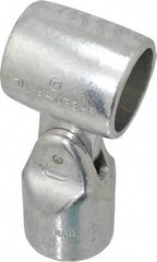 Hollaender - 1-1/2" Pipe, Adjustable Elbow Assembly, Aluminum Alloy Elbow Pipe Rail Fitting - Bright Finish - Makers Industrial Supply