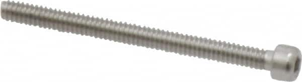 Value Collection - #0-80 UNF Hex Socket Drive, Socket Cap Screw - Grade 18-8 & Austenitic A2 Stainless Steel, Partially Threaded, 3/4" Length Under Head - Makers Industrial Supply