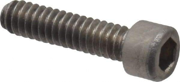 Value Collection - #1-64 UNC Hex Socket Drive, Socket Cap Screw - Grade 18-8 & Austenitic A2 Stainless Steel, Fully Threaded, 5/16" Length Under Head - Makers Industrial Supply