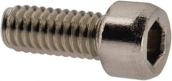 Value Collection - #3-56 UNF Hex Socket Drive, Socket Cap Screw - Grade 18-8 & Austenitic A2 Stainless Steel, Fully Threaded, 1/4" Length Under Head - Makers Industrial Supply