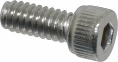 Value Collection - #5-40 UNC Hex Socket Drive, Socket Cap Screw - Grade 18-8 & Austenitic A2 Stainless Steel, Fully Threaded, 5/16" Length Under Head - Makers Industrial Supply